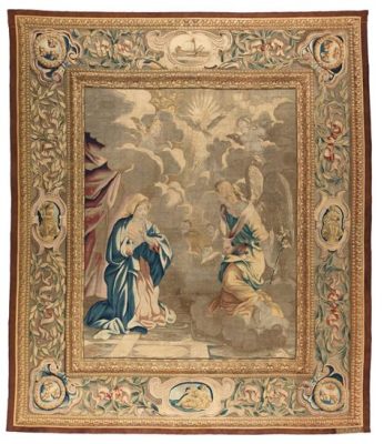 The Annunciation -  A Tapestry Woven From Gold and Divine Light!